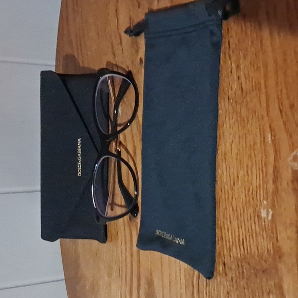 NWOT RX-ABLE Dolce & Gabbana Black Eyeglass Frames with Case DG3253 - Picture 8 of 8